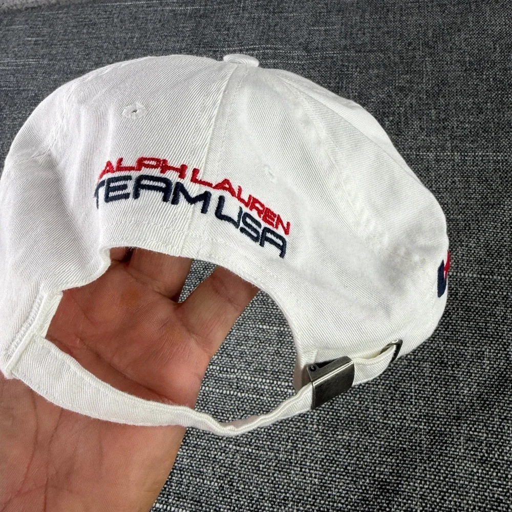 Polo Ralph Lauren Hat Cap One Size White 2014 Sochi Winter Olympics Team USA